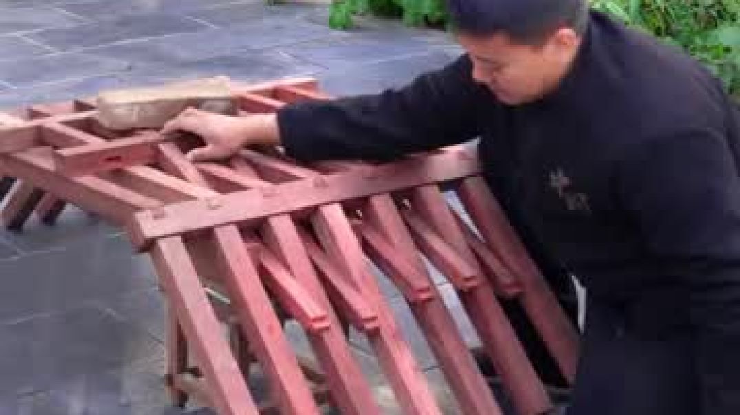 ⁣How Ancient Builders Made Wood Defy Gravity