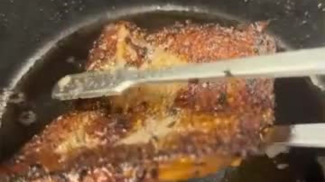 salmon & mashe pumpkin