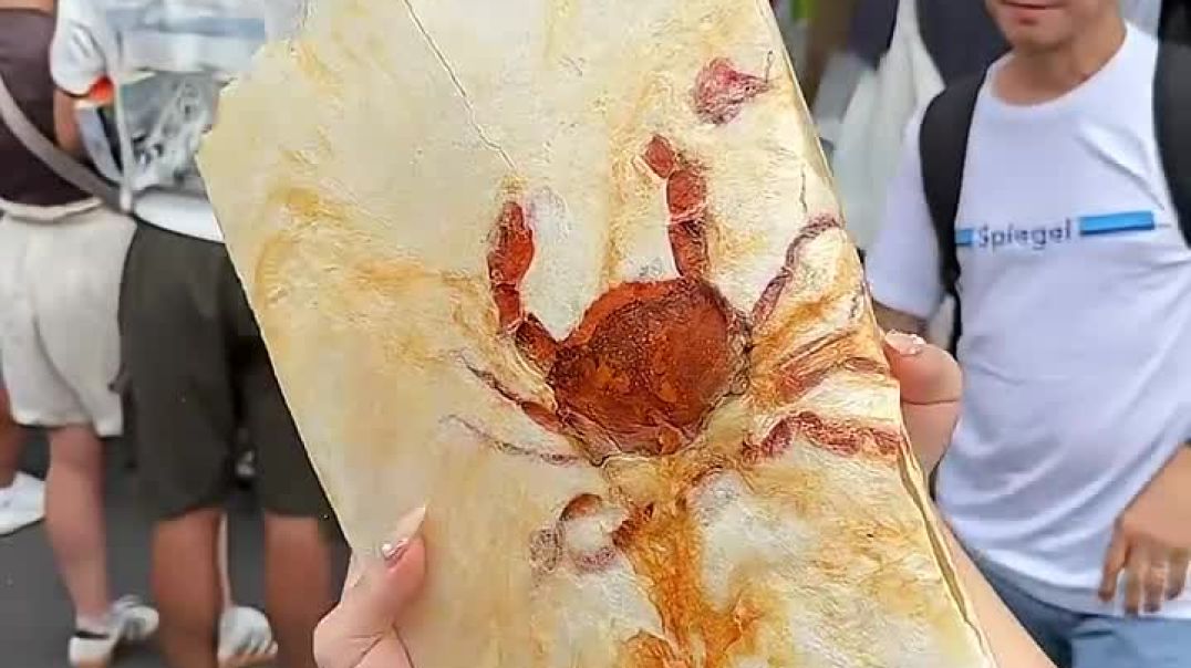 Crab Senbei #たもグルメ #japanesefood