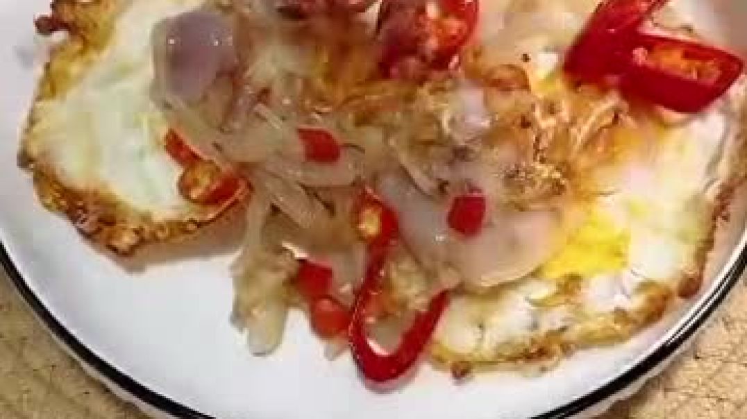 telor kicap ikan bilis